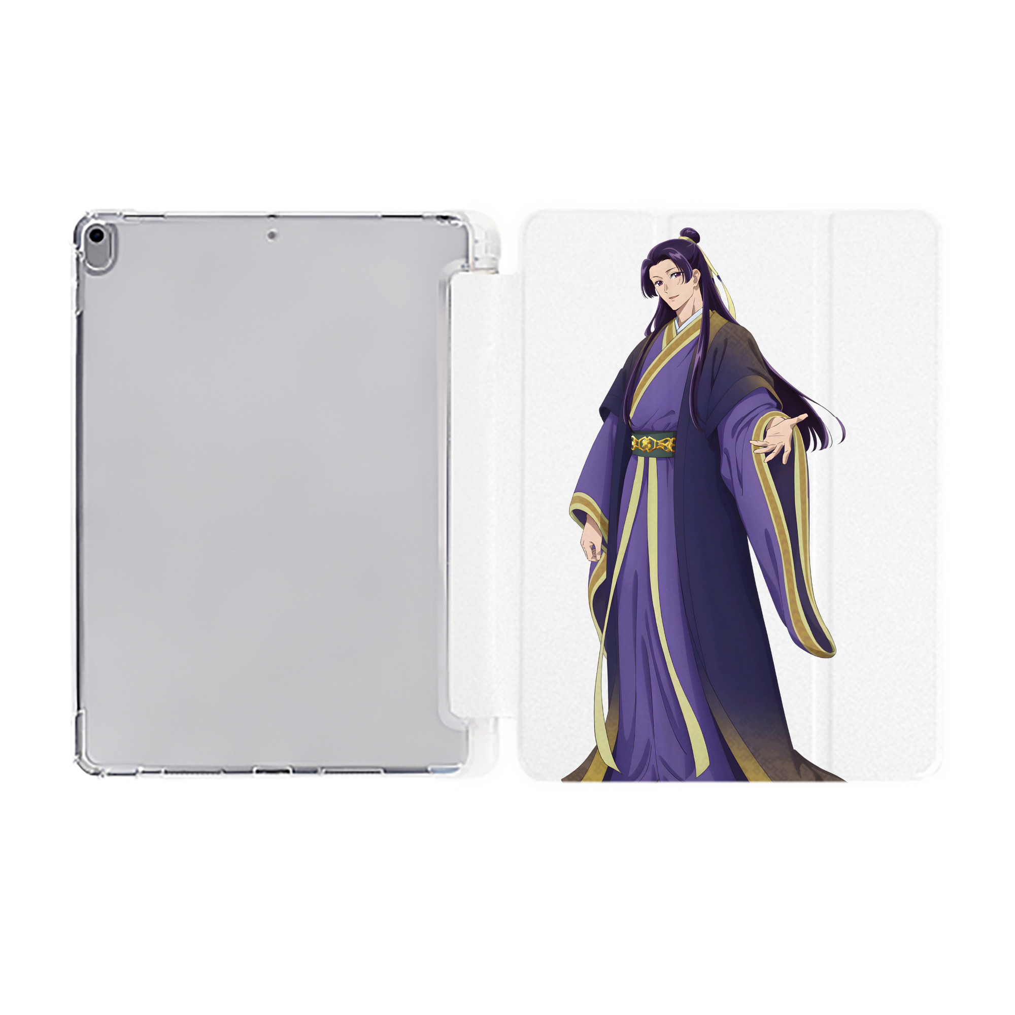 （画像用） 薬屋のひとりごと The Apothecary Diaries IPad ケース ペン収納付き 三つ折りスタンド PUレザー×シリコン 対応機種9.5/10.5/10.9インチ
